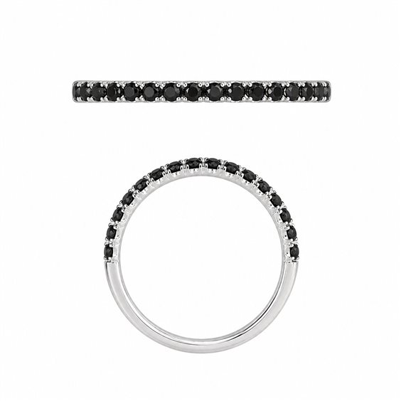 Ring Lo Scrigno Gioielli Woman in White Gold Diamante Black 0.25 Ct RIVIERA RAITI - RIVIERA RAITI